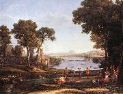 Claude Lorrain Landscape with Dancing Figures dfgdf Germany oil painting reproduction